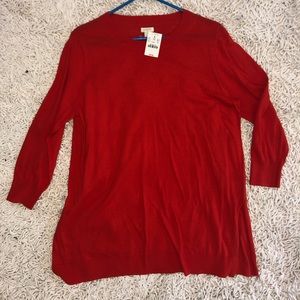 J. Crew tunic top M